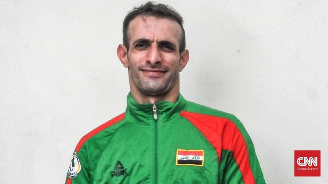 Hidup atlet Asian Para Games 2018 asal Irak, Ammar Hadi Ali, berubah setelah terkena serpihan bom pada 2007.