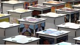 FOTO: Tujuh Dekade Pesta Pencinta Buku Frankfurt Book Fair Frankfurt Book Fair 2018 telah dibuka pada 9 Oktober lalu. Tahun ini menjadi gelaran ke-70 pesta buku terbesar di dunia itu.