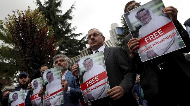 Jamal Khashoggi, wartawan yang menghilang di Turki, disebut mengenakan Apple Watch yang mencatat waktu "kepergiannya".