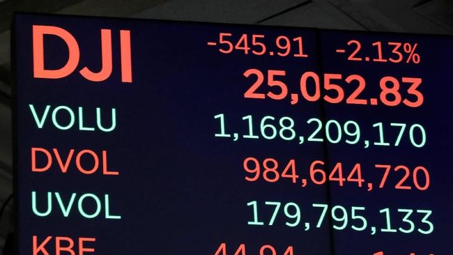 Investor Kembali Khawatir Resesi, Wall Street Dibuka Ambles