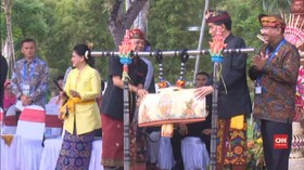 VIDEO: Jokowi Resmikan Parade Budaya Bali