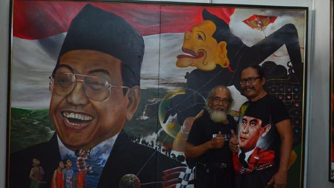 Ada banyak kegiatan di Pasar Seni Lukis Indonesia (PSLI) 2018 mulai workshop seni lukis, melukis on the spot, melukis model.
