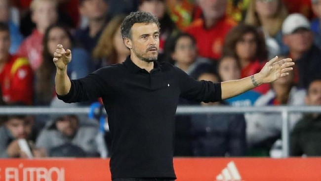 FOTO: Timnas Spanyol Telan Kekalahan Pertama di Bawah Enrique