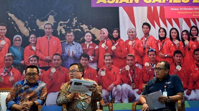 Gelaran Asian Games 2018 diklaim menyumbang pertumbuhan ekonomi Indonesia sebesar 0,05 persen di tahun 2018.