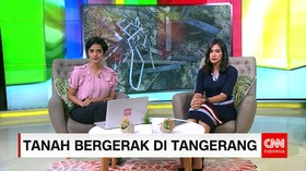 Tanah Gerak Gegerkan Warga Tangerang