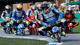 FOTO: Duel Balap Motor Mini Jelang MotoGP Jepang
