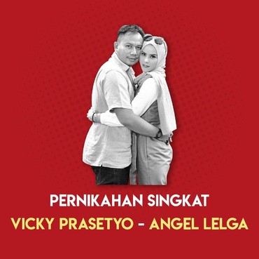 Infografis: Pernikahan Singkat Angel Lelga - Vicky Prasetyo