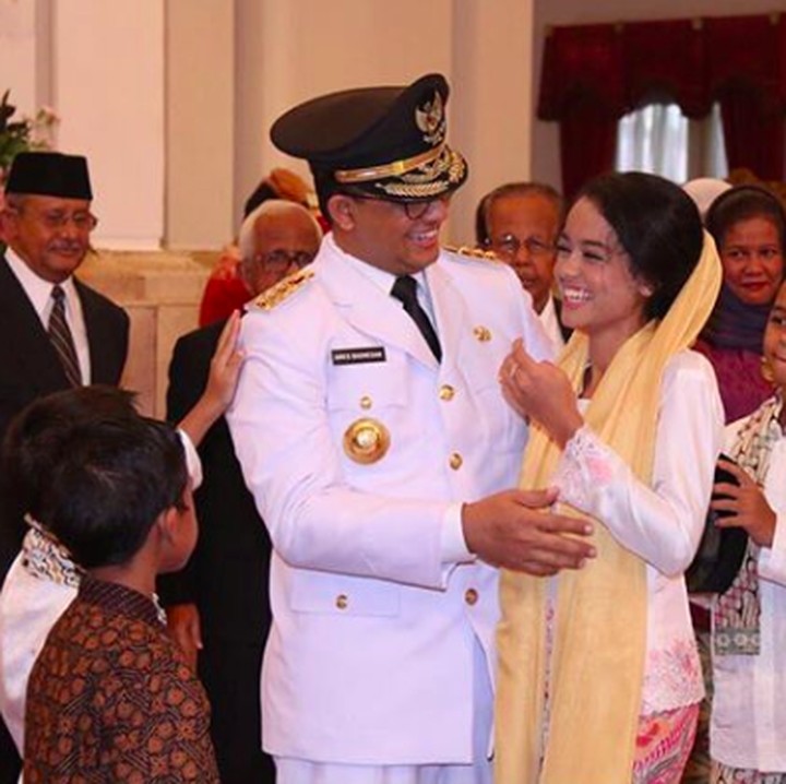 <p>Mutiara Baswedan benar-benar gadis kesayangan Ayah Anies. Keduanya happy banget berbagi kebahagiaan. (Foto: Mutiara Baswedan)</p>