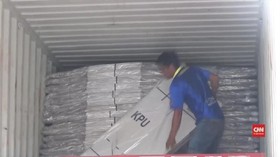 VIDEO: Jombang Terima Distribusi Kotak Suara dari KPU Pusat