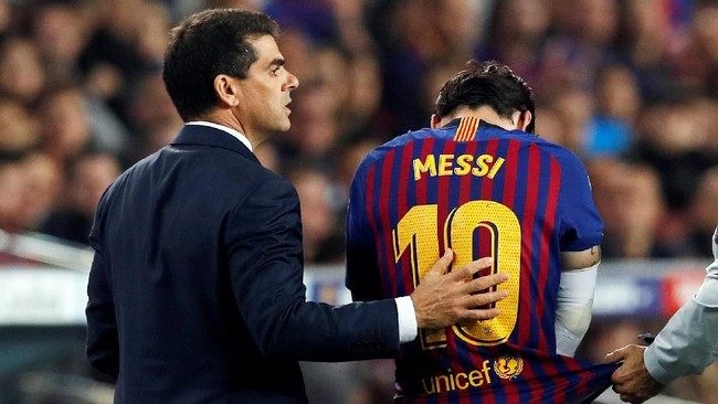 Pelatih Barcelona Ernesto Valverde bertekad meraih kemenangan atas Inter Milan di Liga Champions tanpa diperkuat Lionel Messi.