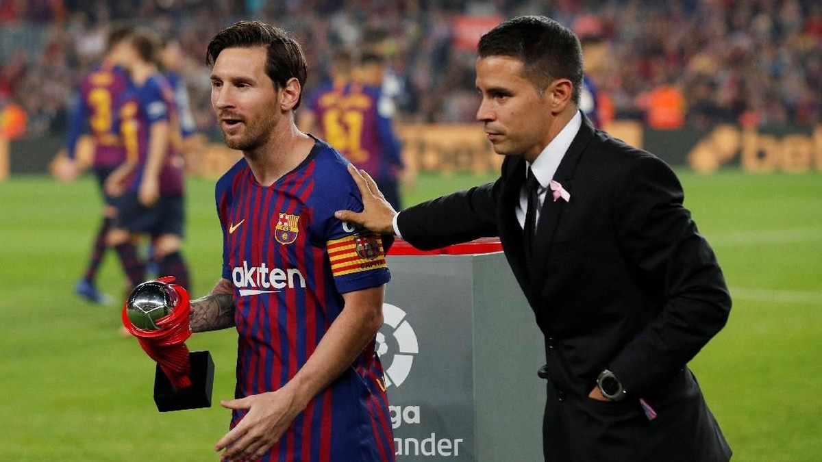 FOTO: Detik-detik Lionel Messi Patah Tulang Tangan
