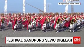 Kemeriahan Festival Tari Gandrung Sewu
