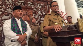 Anies: Kebutuhan Pokok Tantangan Besar Jakarta, Bukan Banjir