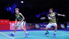 Kevin/Marcus Lolos ke Babak Kedua Prancis Terbuka 2018