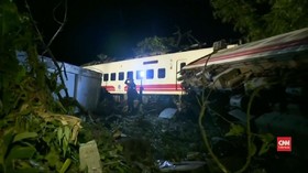 VIDEO: Belasan Orang Tewas Akibat Kecelakaan Kereta di Taiwan
