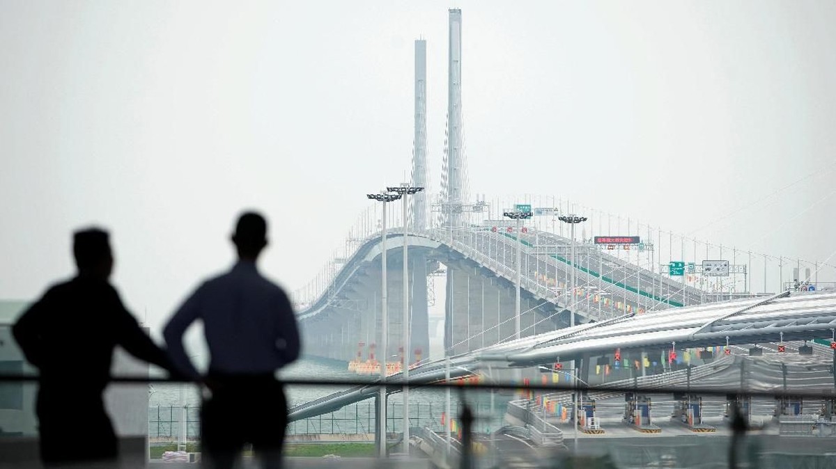 FOTO: Jembatan Laut Hong Kong-Makau
