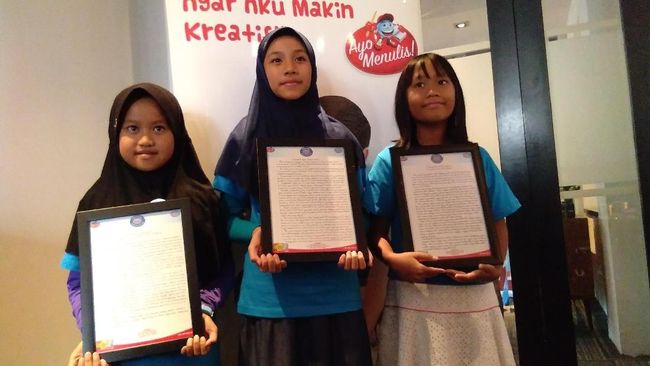  3  Penulis Cilik Beri Tips Agar Anak  Gemar Menulis