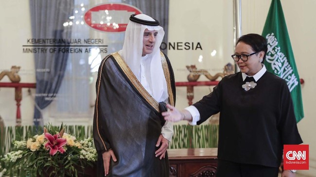 Indonesia dan Arab Saudi sepakat menganggap bahwa satu-satunya cara menyelesaikan konflik Palestina dan Israel adalah melalui solusi dua negara.