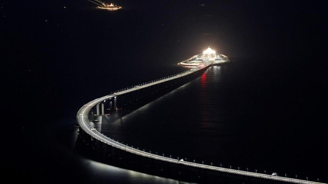 FOTO: Jembatan Laut Hong Kong-Makau