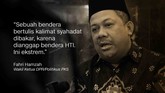 Pro Kontra Pembakaran Bendera Berkalimat Tauhid Pendapat sejumlah politikus terbelah dalam menyikapi insiden pembakaran bendera berkalimat tauhid. Ada yang menganggap bendera tersebut adalah bendera HTI.