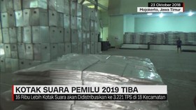 Kotak Suara Pemilu 2019 Tiba