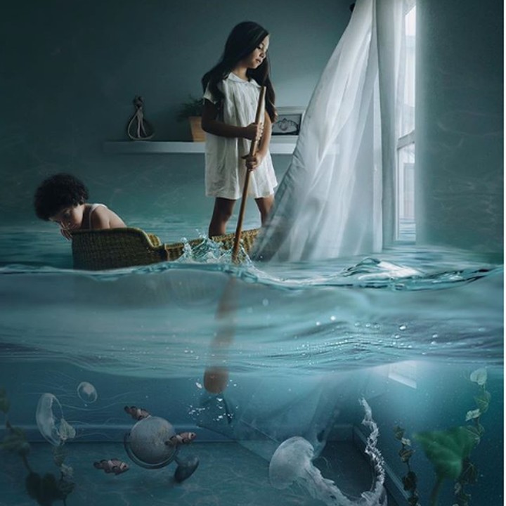 <p>Vanessa membiarkan anak-anaknya bermain ketika difoto. (Foto: Instagram @the_life_of_aivax)</p>