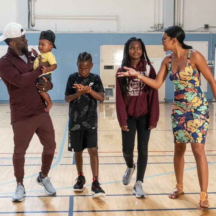 <p>Kevin mempunyai 3 anak, dua dari pernikahan sebelumnya, Heaven dan Hendrix. Nah, satu lagi yakni si kecil Kenzo adalah anak Kevon Hart dari pernikahannya dengan Eniko. (Foto: Instagram/kevinhart4real)</p>