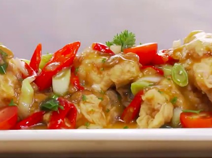 Resep Kakap Krispy Saus Tauco