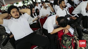 FOTO :  Seleksi Kompetesi Dasar Para Calon Abdi Negara