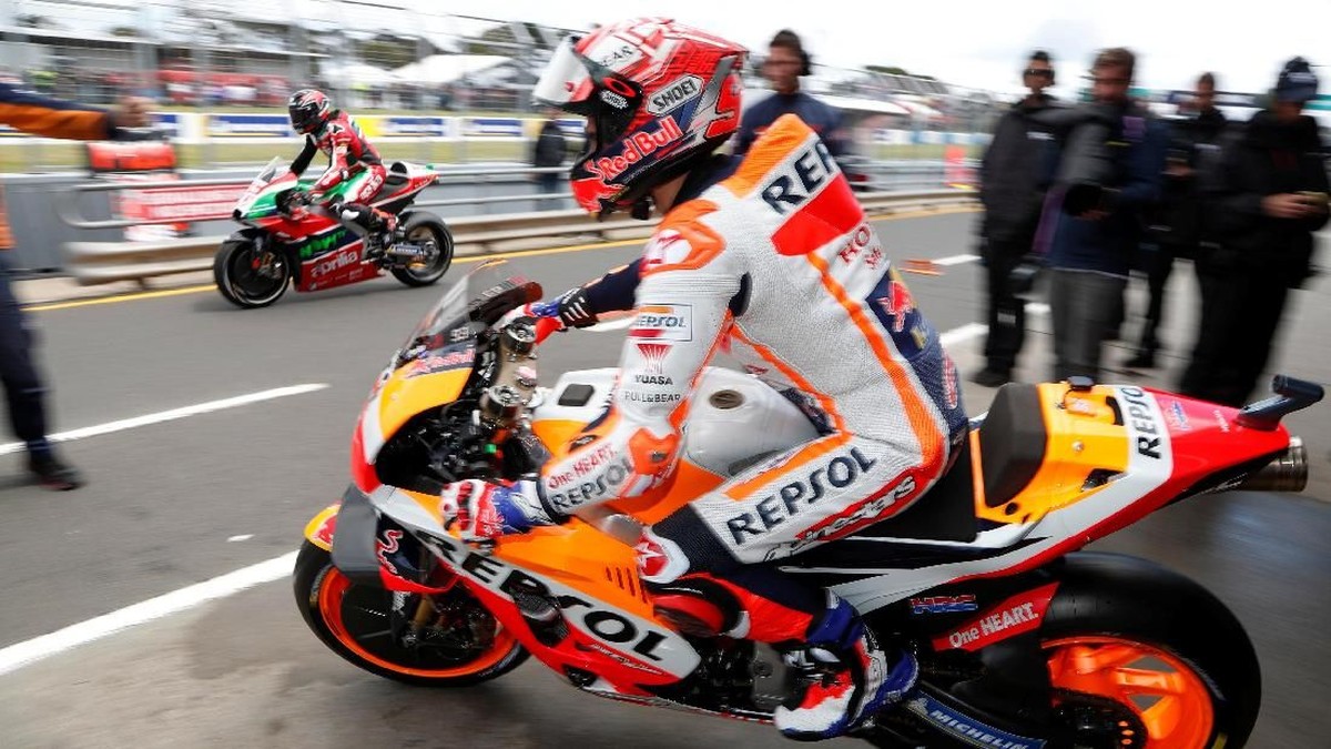 FOTO: Marquez Pimpin Start MotoGP Australia 2018
