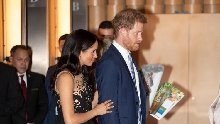 Meghan Markle dan Pangeran Harry sering bergandeng tangan. Tapi sebagai istri, Meghan berdiri di belakangnya. Apa alasannya ya?