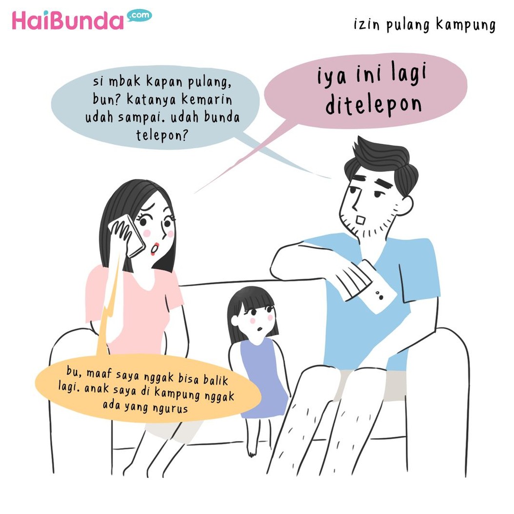 Beginilah balada asisten rumah tangga (ART) di keluarga Bunda di komik ini. Balada si mbak ART apa yang terjadi di keluarga Bunda?