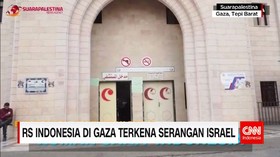 Rumah Sakit Indonesia di Gaza Terkena Serangan Israel