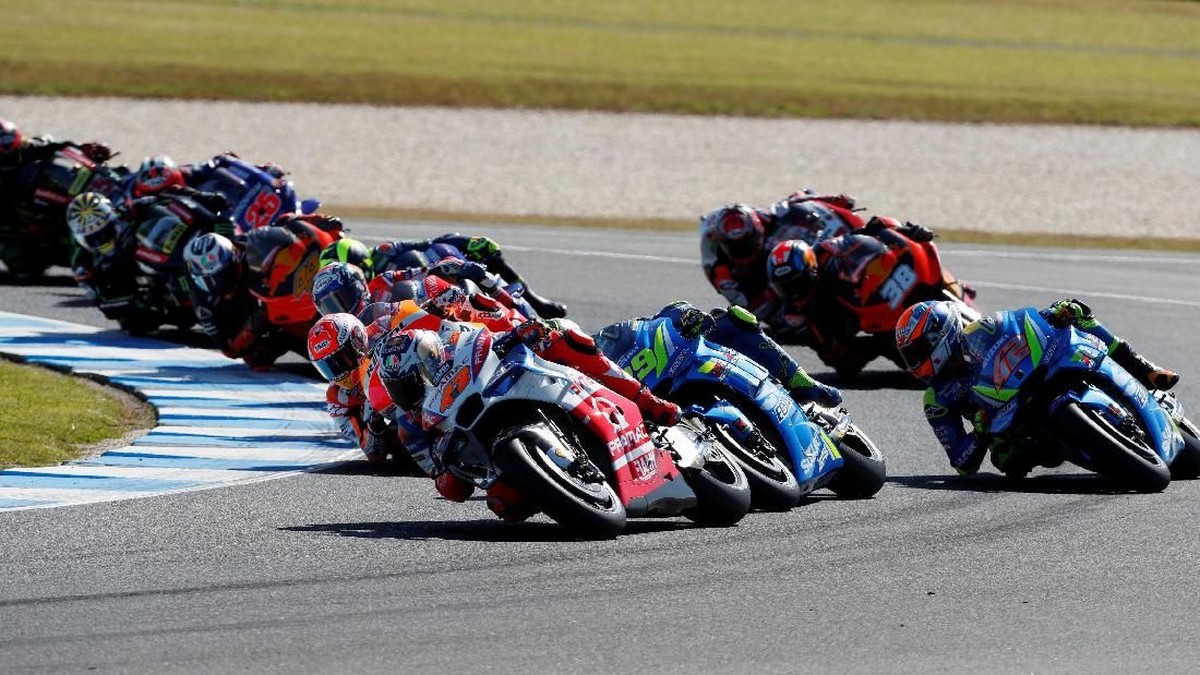 FOTO: Vinales Akhiri Rekor Buruk Yamaha di MotoGP Australia