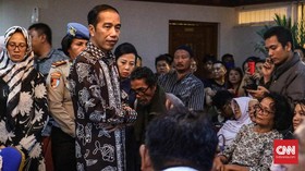 Jokowi Gelar Rapat Terbatas di Tenda Posko Evakuasi Lion Air