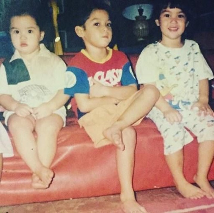 <p>Menggemaskan sekali ya Al, El, Dul waktu kecil. Lihat Bun, siapa pipinya yang paling gembil? (Foto: Instagram @maiaestiantyreal) </p>