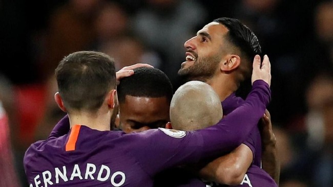 Manchester City sukses menaklukkan tuan rumah Tottenham Hotspur dengan skor 1-0 dalam lanjutan Liga Inggris di Stadion Wembley.