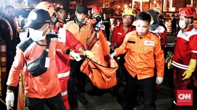 Hari Ketiga, Total 56 Kantong Jenazah Dikirim ke RS Polri