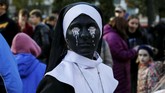 FOTO: Wujud <i>Halloween</i> di Seluruh Dunia Halloween menjelma sebagai sebuah parade yang selalu dirayakan di seluruh dunia pada penghujung bulan Oktober.