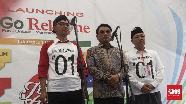 Wakil Ketua TKN Jokowi-Ma'ruf Amin, Moeldoko meminta relawan untuk menyebarkan hoaks dalam kampanye Pilpres. Lebih baik mereka sebarkan kabar gembira.