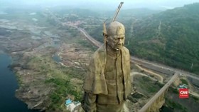 VIDEO: Patung 'Statue of Unity' di India Tertinggi di Dunia
