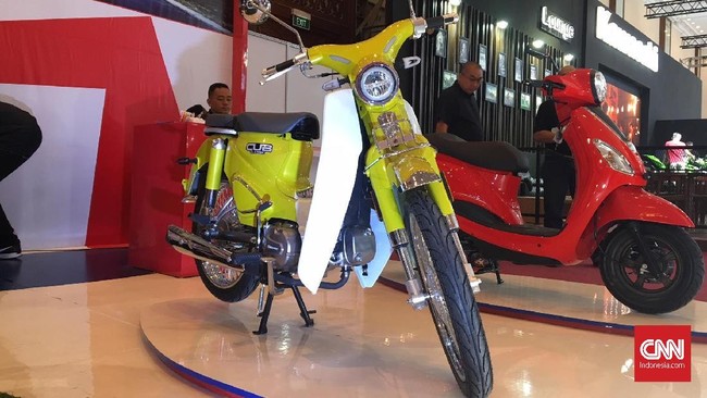 Merek motor asal Malaysia, SM Sport, diam-diam muncul di IMOS 2018 lewat pemegang merek SYM.