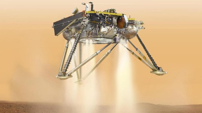 Wahana antariksa Mars akan segera mendarat di permukaan Mars pada akhir November mendatang.