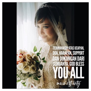 Mahkota Maia Esianty Saat Menikah Sepenuhnya Buatan Tangan