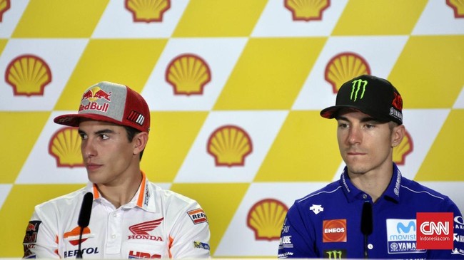 Rivalitas Maverick Vinales vs Marc Marquez mulai memanas setelah keduanya bersaing ketat di MotoGP Belanda 2019.
