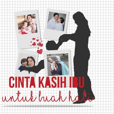 Infografis: Cinta Kasih Ibu Seleb untuk Buah Hati