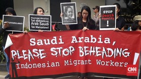TKI Tuti Dieksekusi Mati, Aktivis Geruduk Kedubes Arab Saudi