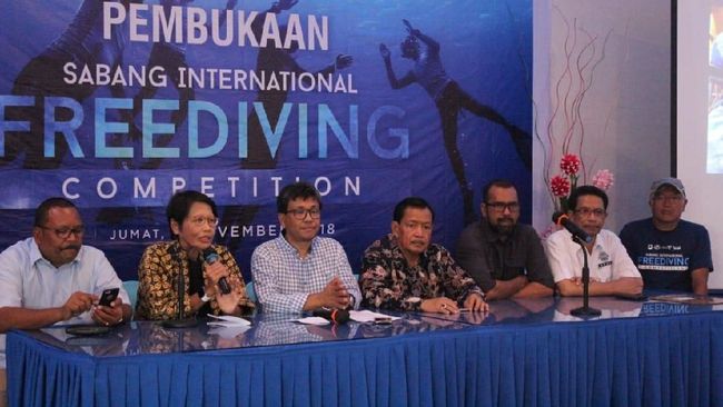Pendaftaran Sabang International Freediving Competition diprediksi bisa mendatangkan aliran duit miliaran rupiah ke dalam negeri.
