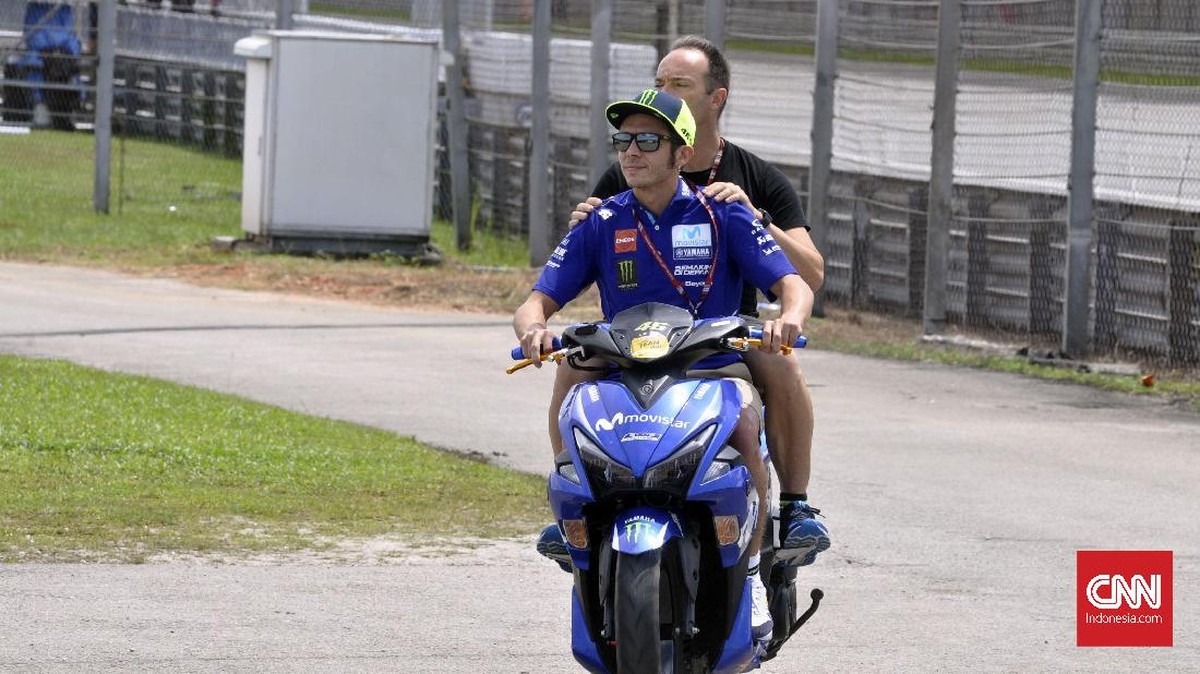 FOTO: Suka Duka Valentino Rossi di MotoGP Malaysia