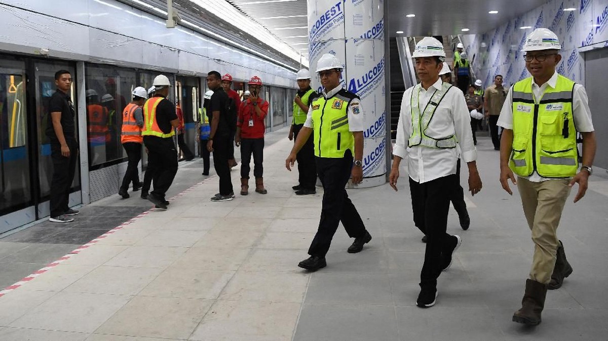 Foto: Mengintip Progres Pembangunan MRT Jakarta